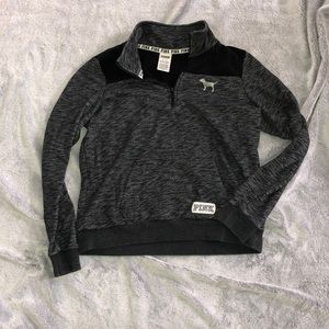 PINK half zip sweatshirt
